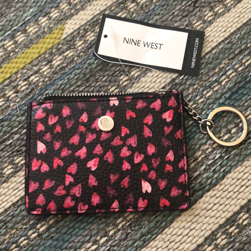 NINE WEST”Hidden Gem”wallet/card holder keychain